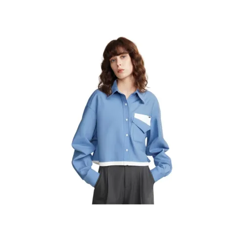 Elle Синие Женские Рубашки