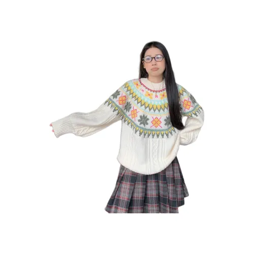 GORGEOUSIDEA Белый Трикотаж Женский Трикотаж