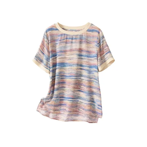 JINJU Радужные Полосы Женские Футболки