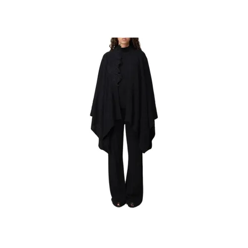 ERMANNO SCERVINO Черный Женские Плащи