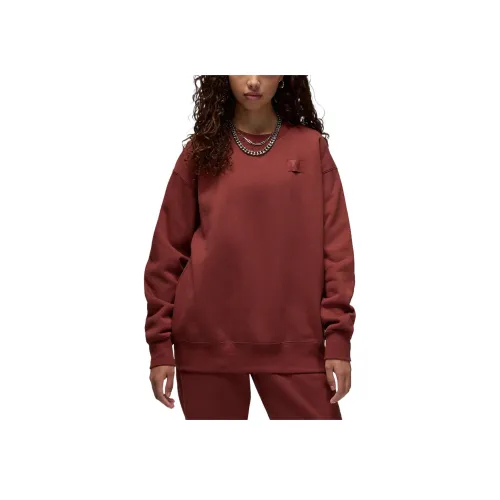 Jordan Flight Fleece Свитшот Женские Темный Пони