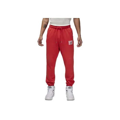 Jordan Essentials Вязаные тренировочные брюки мужские университетского красного цвета