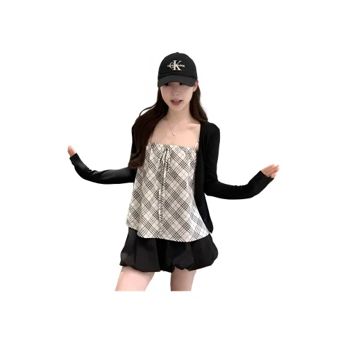 MTHE Черный Женские Повседневные Костюмы