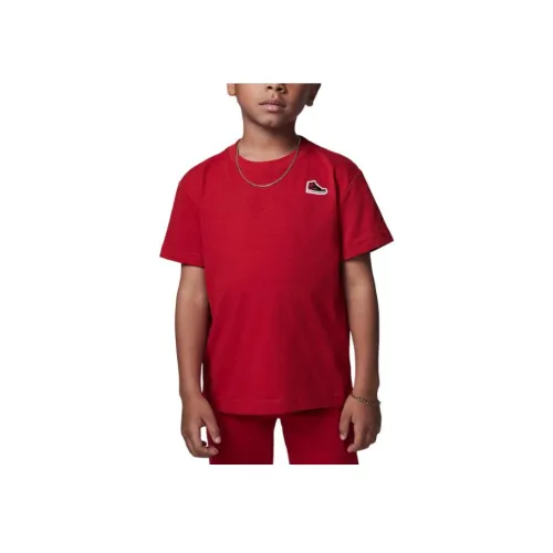 Jordan Air Jordan 1 T Рубашка Патч Командный красный Дети Возраст 3-7 лет