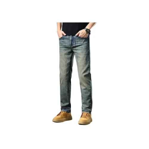 TIANZAN Винтаж Унисекс Джинсы