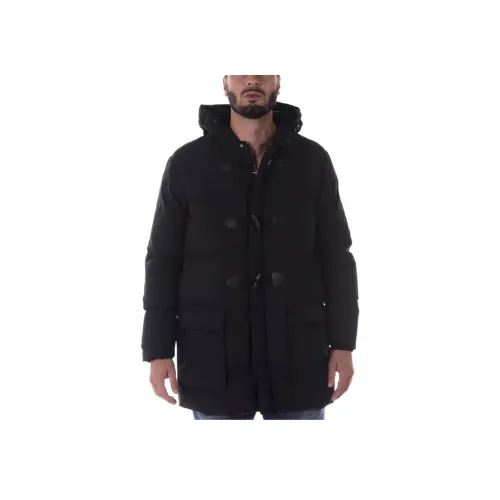 ARMANI JEANS Черный Мужской Пуховик