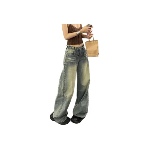 Pirkadat Синий Унисекс Джинсы