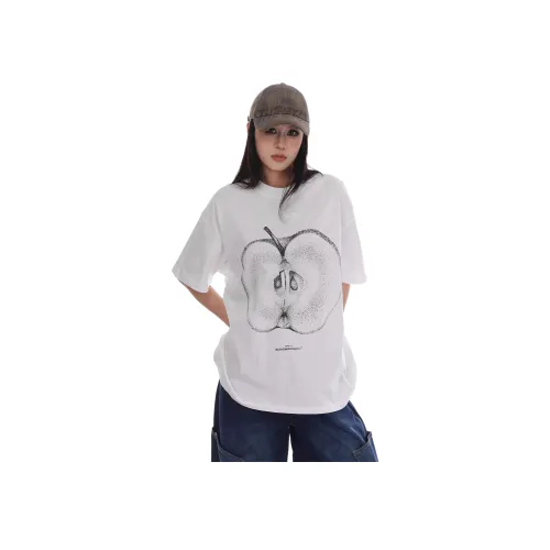 COMOWA Белая унисекс футболка