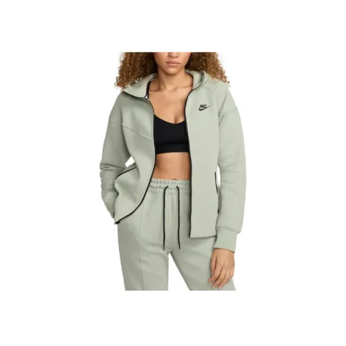 Nike Sportswear Tech Fleece WINDRUNNER Куртки и Пальто Женские Jadeite Зеленый