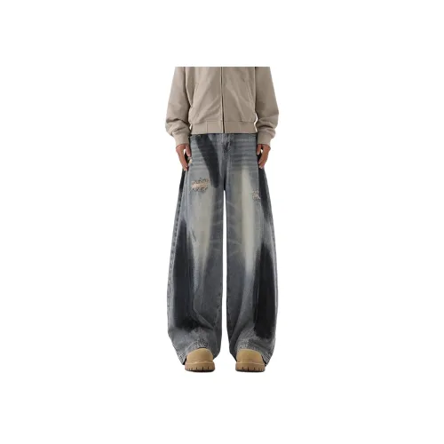 Micby Синие Унисекс Джинсы