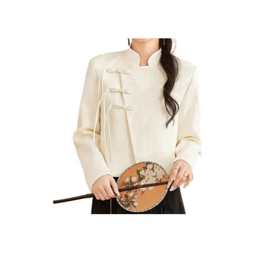 CARBAMMI Укороченная куртка женская цвет абрикос