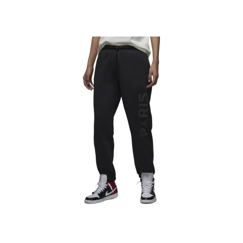 Jordan Paris Saint Germain Серый Черный Женские Вязаные Тренировочные Штаны