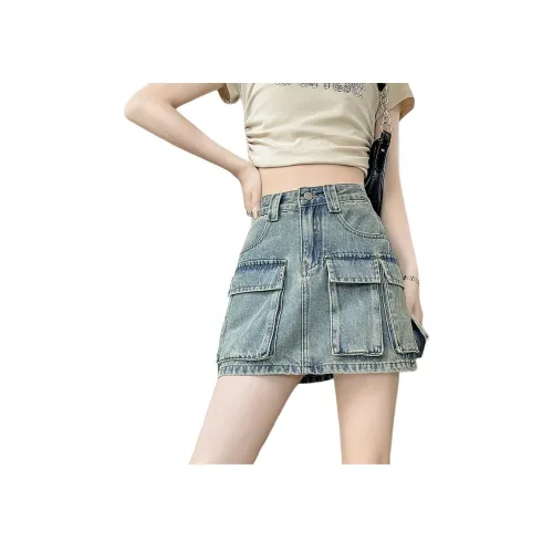 BEAR UNION Джинсовые короткие юбки Женские