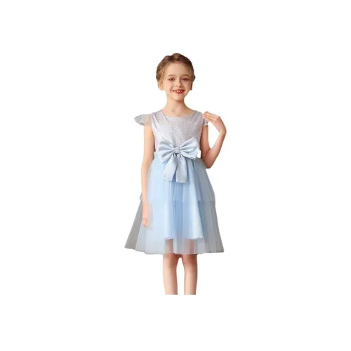 Lanza Платье Светло-синий для детей 3-7 лет