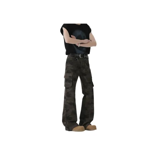 COPICVEN Джинсы Унисекс Камуфляж