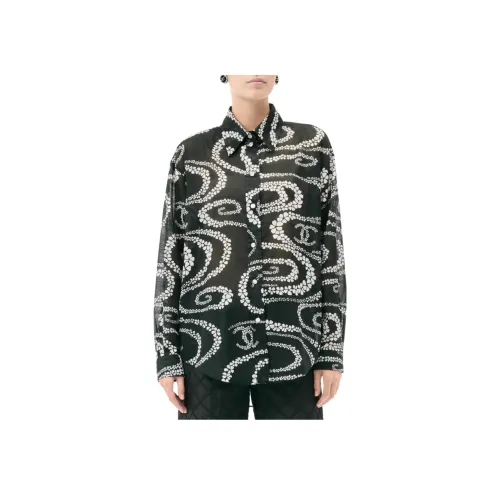 CHANEL Рубашка Женские Bali Пряжа Черный