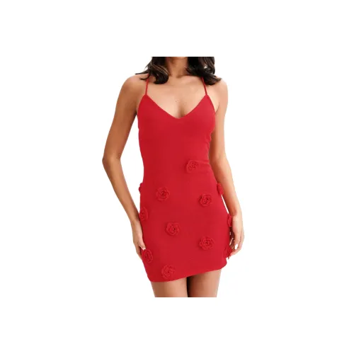 Meshki Красный Женские Слип-платья