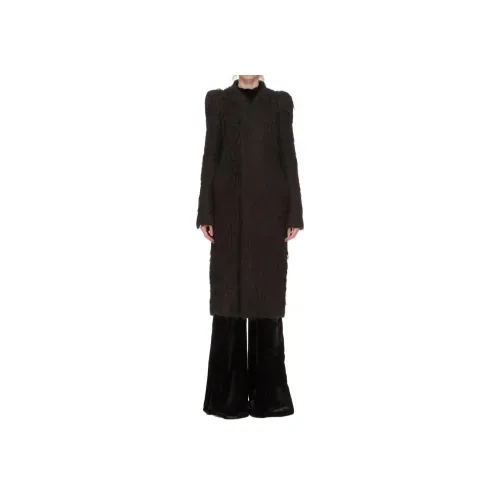 RICK OWENS совместный бренд RO FW24 Пальто Женское Черное