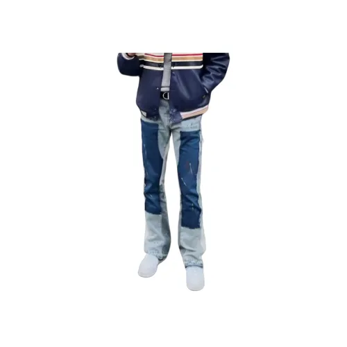 YGHOME OFFICIAL Синий Унисекс Джинсы