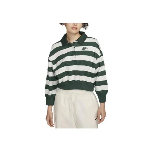 NIKE Зеленое Женское Поло