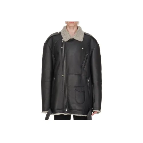 RICK OWENS совместный бренд RO FW24 Куртки и пальто Женские Черный