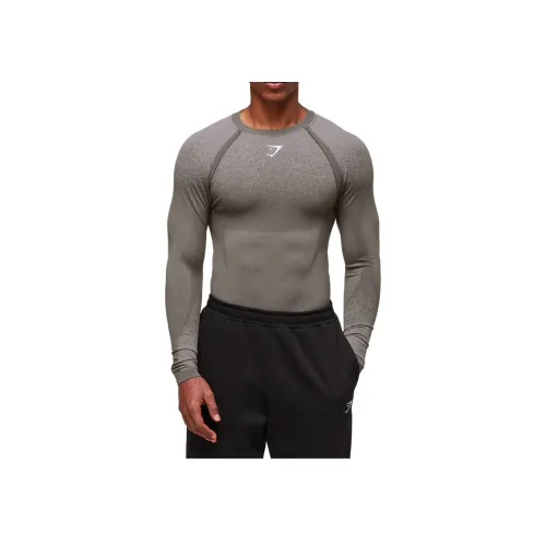 GYMSHARK Метеоритный серый цвет Мужская футболка с коротким рукавом