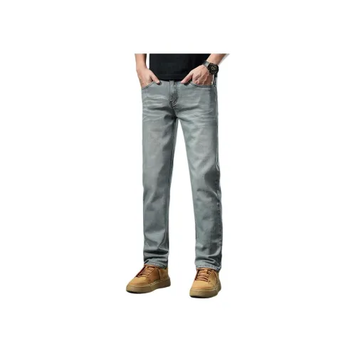 TIANZAN Элегантные Зеленые Унисекс Джинсы