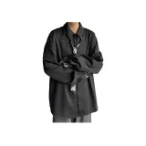 7974 Черный с длинными рукавами (в комплекте с галстуком)