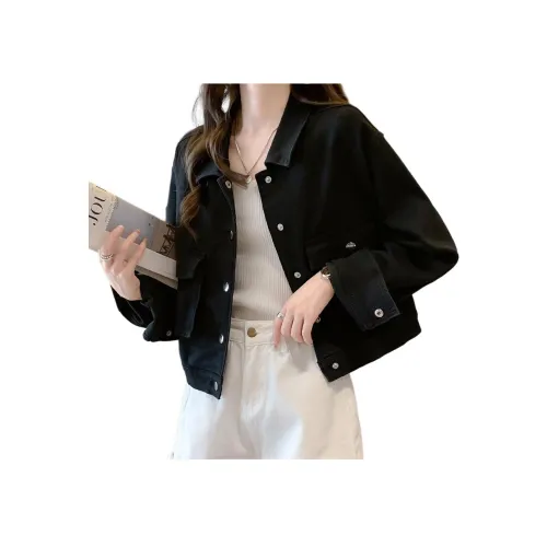 JEANSWEST Джинсовая куртка Женская Черная