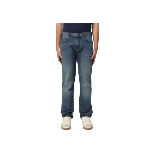 EMPORIO ARMANI Light Blue Men's Jeans EMPORIO ARMANI Светло-голубые мужские джинсы
