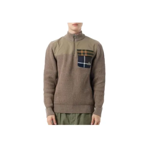 BARBOUR Коричневый Мужской Свитеры