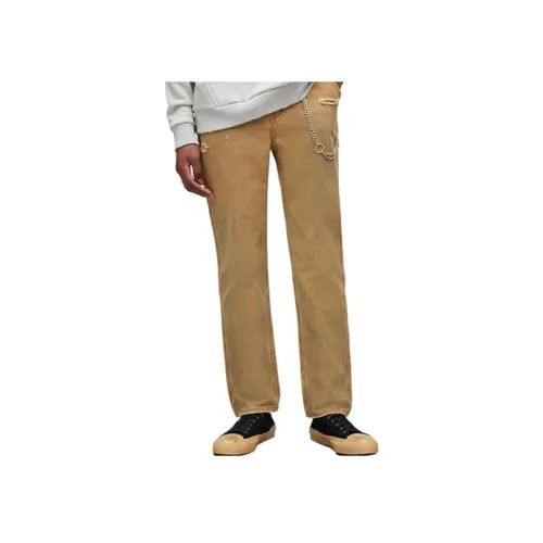 ALLSAINTS Земляной Умбра Мужские Джинсы