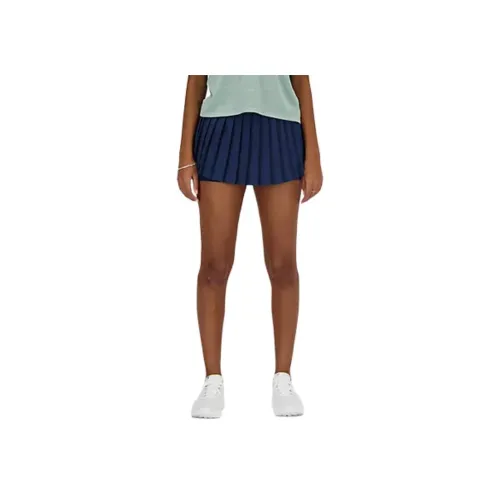 New Balance Tournament Skort Морской синий Женские спортивные шорты