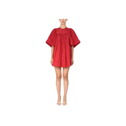 RED VALENTINO Red Женские Короткие Платья с Рукавами