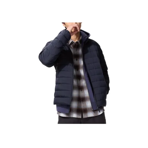 UNIQLO Темно-синий Унисекс Пуховики