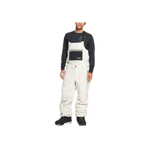 Quiksilver Белые Мужские Лыжные Штаны