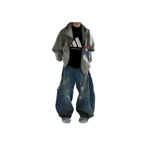 MORii Грязно-синие унисекс джинсы