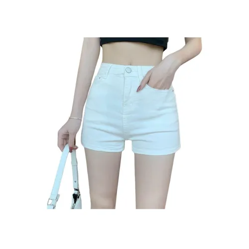 Concubine Zhu Джинсовые шорты Женские Белые