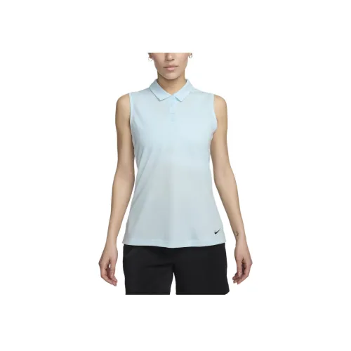 Nike Dri Fit Victory Polo Женские Ледниково-Синий Черный
