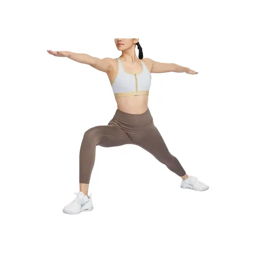 Nike SwooshDri Форма Спортивное белье Женское Футбольно-серый