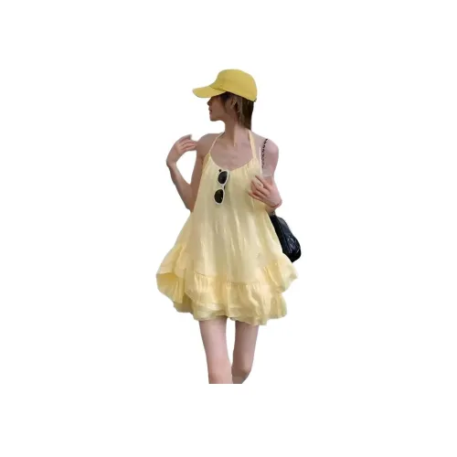 Mu Xiao Xin Желтый Женские Топы