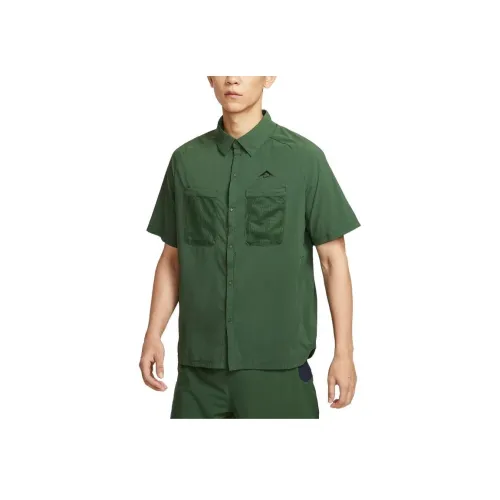 Nike Clothing Зеленые Мужские Рубашки