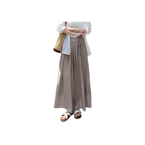 Wbwq Повседневные брюки Женские Хаки