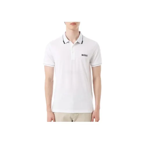 Hugo Boss Поло Мужское Белое