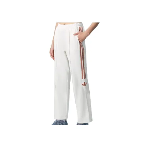 Adidas Originals Вязаные тренировочные штаны женские ярко-белые