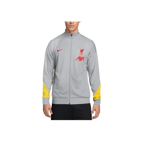 Nike LiverpoolFC 24 25 ACADEMY Pro Толстовка Футбол Джерси Мужской Серый