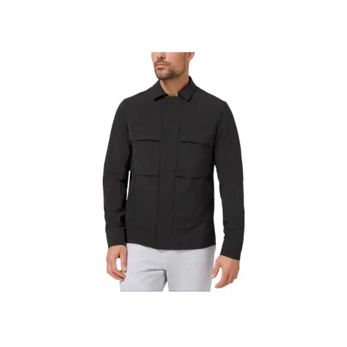 lululemon Parkway Рубашка Куртки и Пальто Мужской Черный