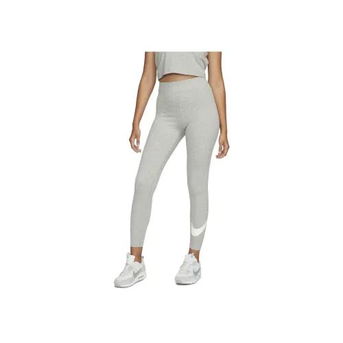 NIKE Серые Женские Спортивные Брюки