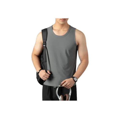 PERDONTOO Дышащий Быстросохнущий Сетчатый на подкладке Без рукавов Спортивная рубашка Мужская