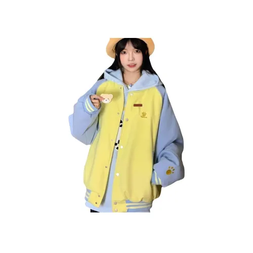 GDRG Желтый Унисекс Куртки